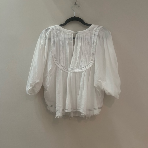 We The Free White Peasant Blouse - Picture 7 of 10